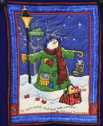The Tattered Snowman Wall Hanging 202//247